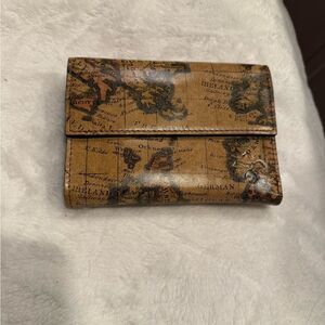 Patricia Nash European Map Leather Wallet
